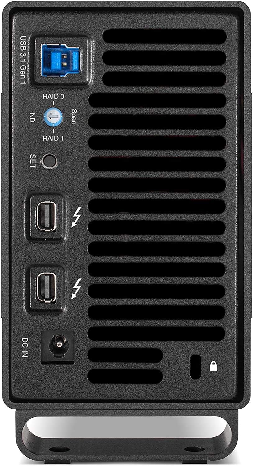12TB Dual Thunderbolt 2/USB3 Raid Solution Enclosure K112943