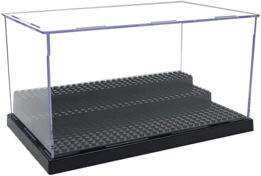 Pack of 2 Acrylic 3 Layer Display Case for Minifigure U3264
