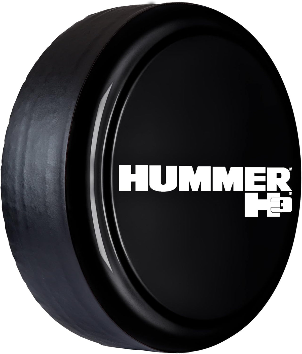 Black Hard Plastic & Vinyl Tire Cover L310878