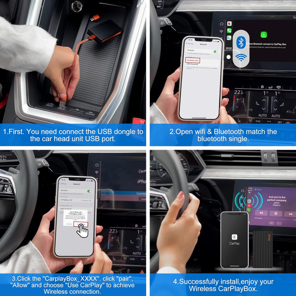 Wireless CarPlay Adapter Pack of 2 H5339