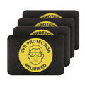 Black Safety Message Mat J7574