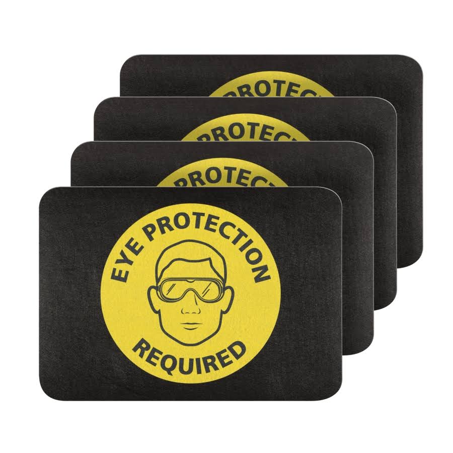 Black Safety Message Mat J7574