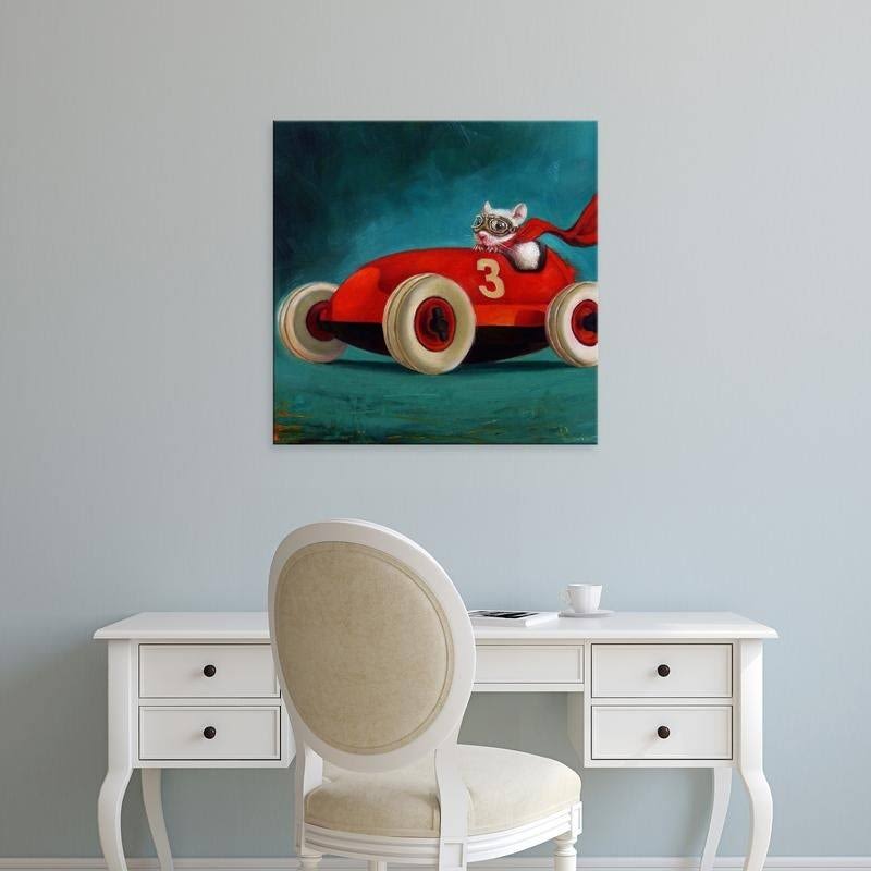 24 x 24 Classic Black Frame Canvas Art P2060