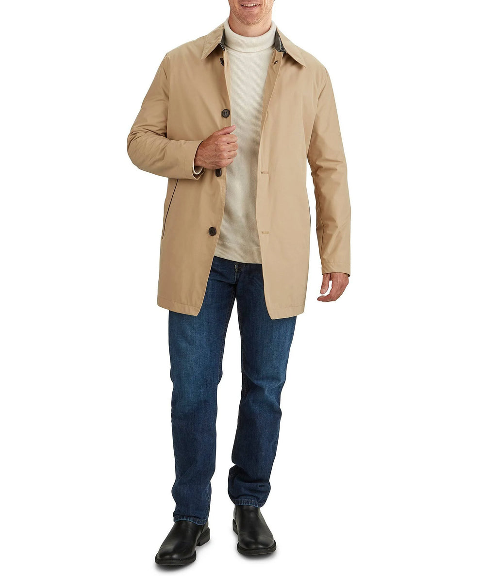 Navy Rain Car Coat Z984412