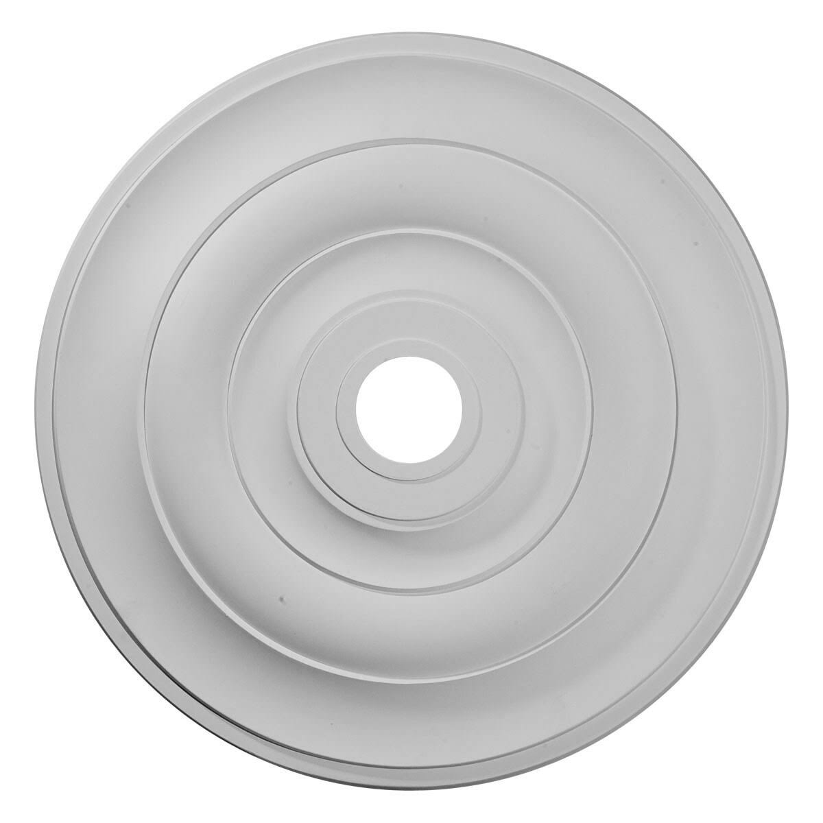 26 1/2 inchod x 3 5/8 inchid x 1 1/2 inchp Hand-Painted Ceiling Medallion N933231