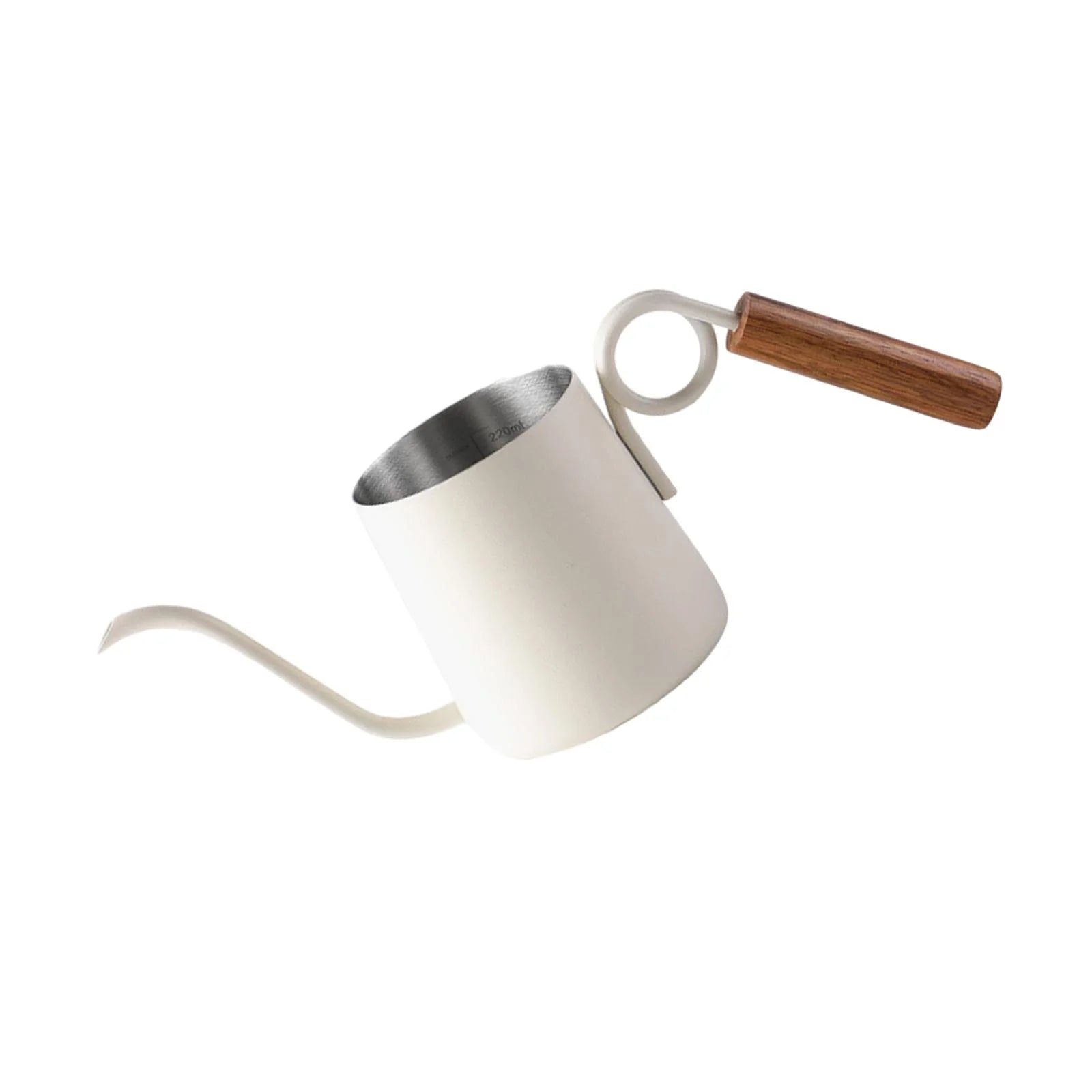 Beige Gooseneck Pour Over Coffee Kettle 250ml M6198