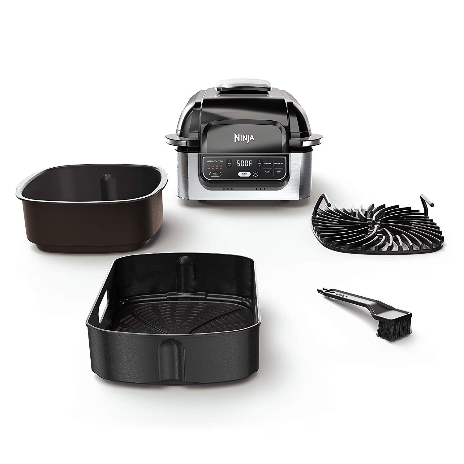 5in1 Indoor Grill with 4Quart Air Fryer H652495