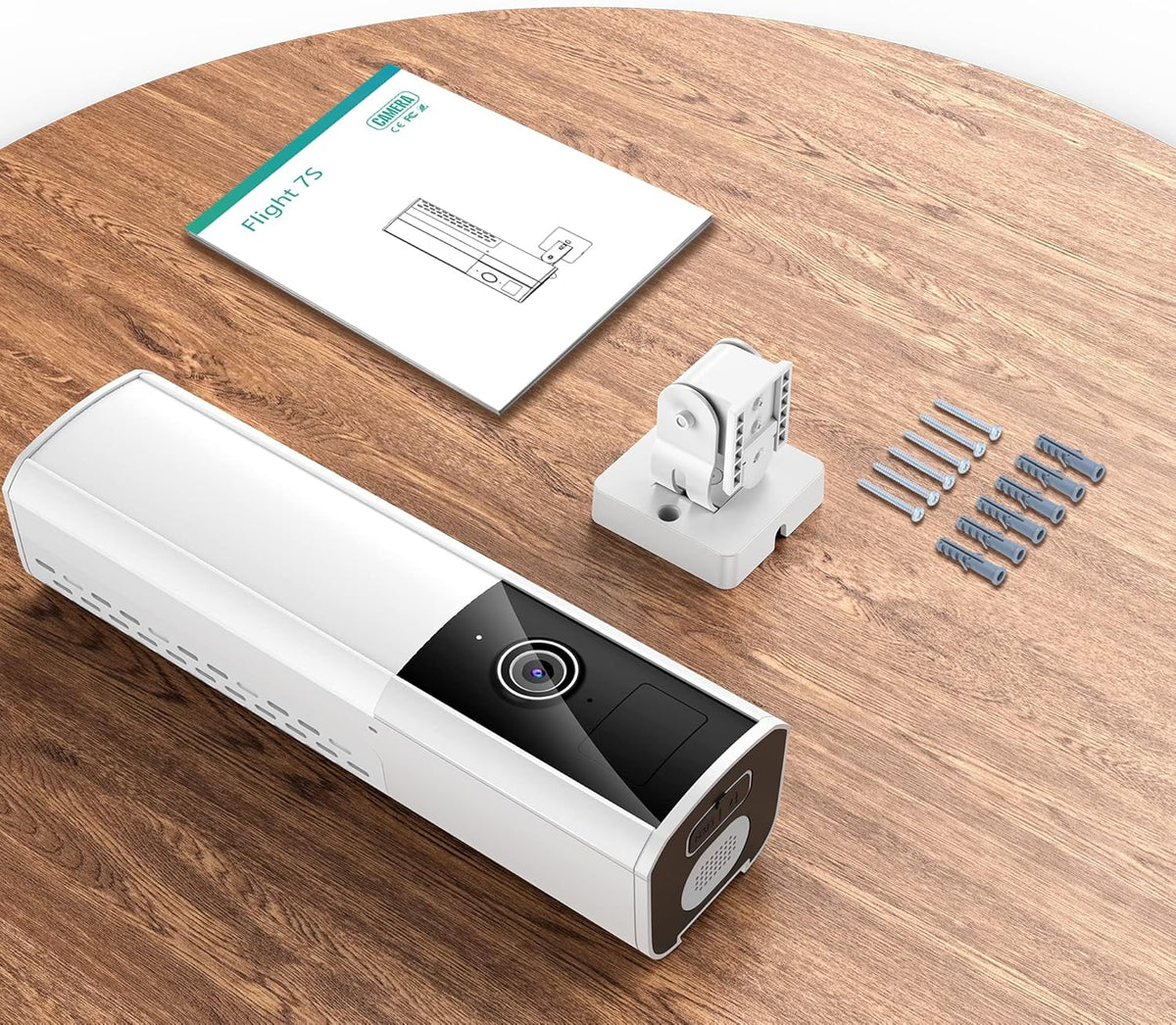 Wireless Security Camera Outdoor with Floodlight, IP66 Waterproof I182