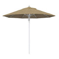 9 Patio Umbrella with Silver Anodized Aluminum Pole Fiberglass Ribs Y649413
