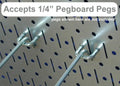 Black Metal Pegboard Pack of 2 A2912