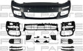 Front Bumper Cover Body Kit With Grille Air Ducts R315799