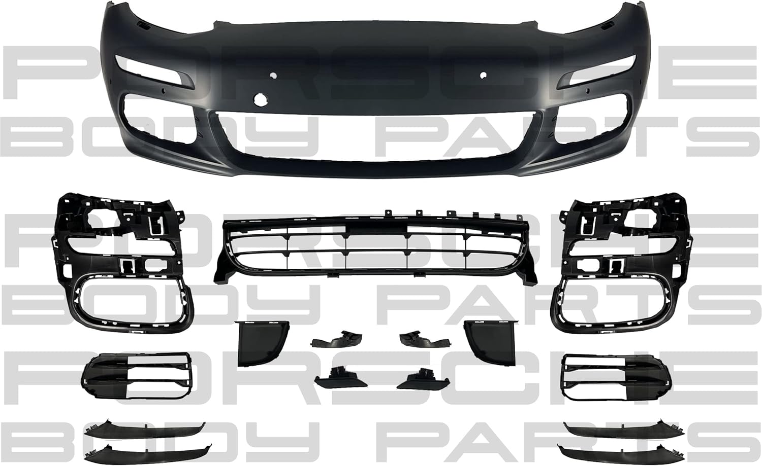 Front Bumper Cover Body Kit With Grille Air Ducts R315799