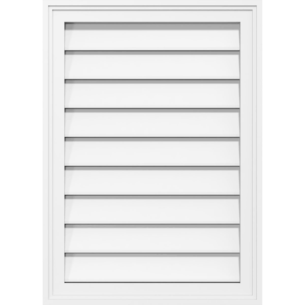 PVC Gable Vent D1743