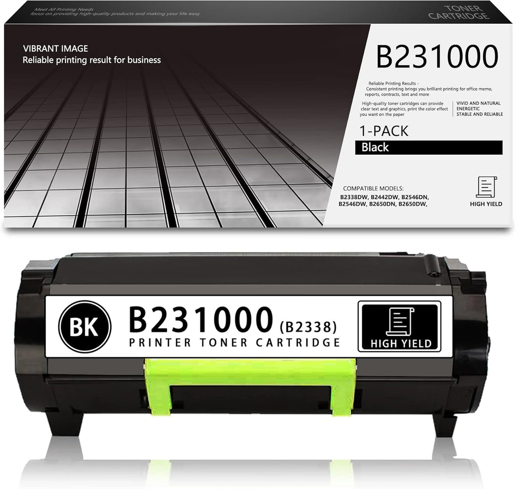 Black Toner Cartridge for Lexmark Printer I244
