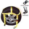 Ratcheting Tie Down Strap Set X637