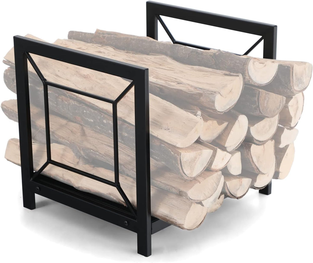 Black Firewood Log Rack S31017
