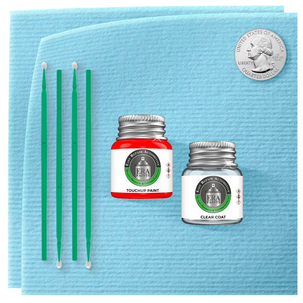 Tropic Orange Metallic Automotive Touch Up Paint Jar D7219