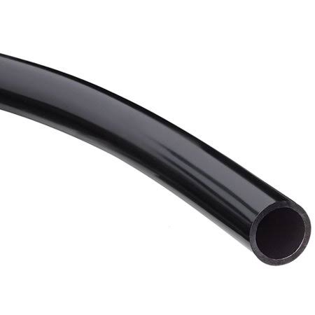 Soft Black Opaque PVC Tubing, 1/4 inch Inner Diameter, 1/2 inch Outer Diameter, 50 ft Q1084