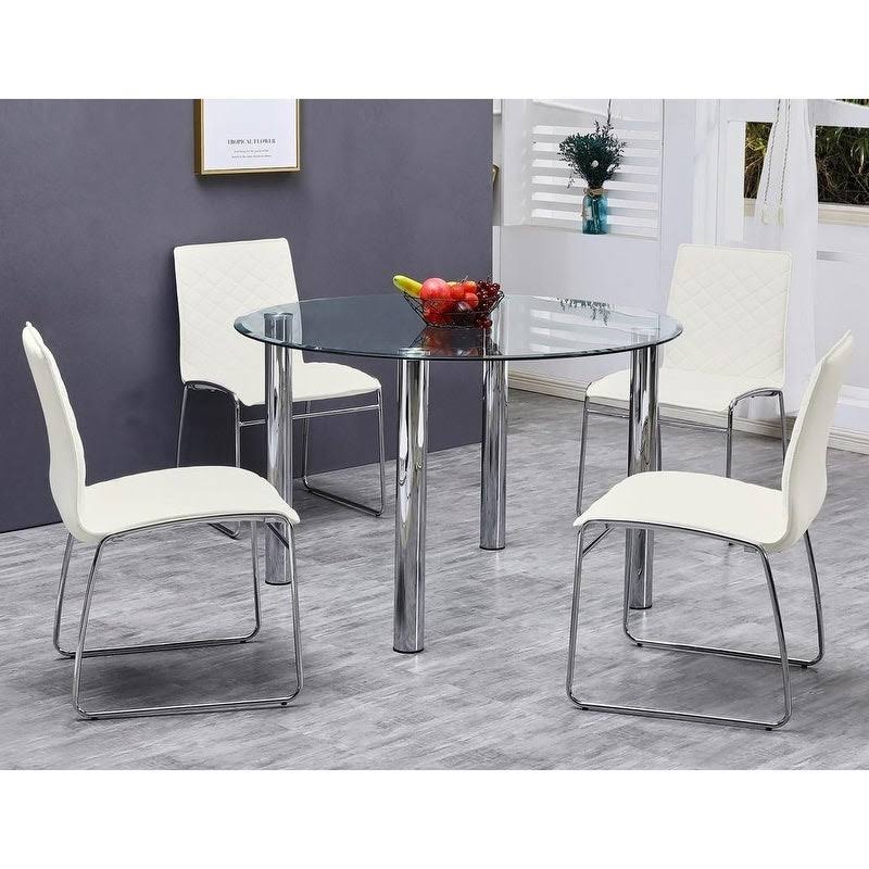 Clear Glass Round Dinnette Table R471147