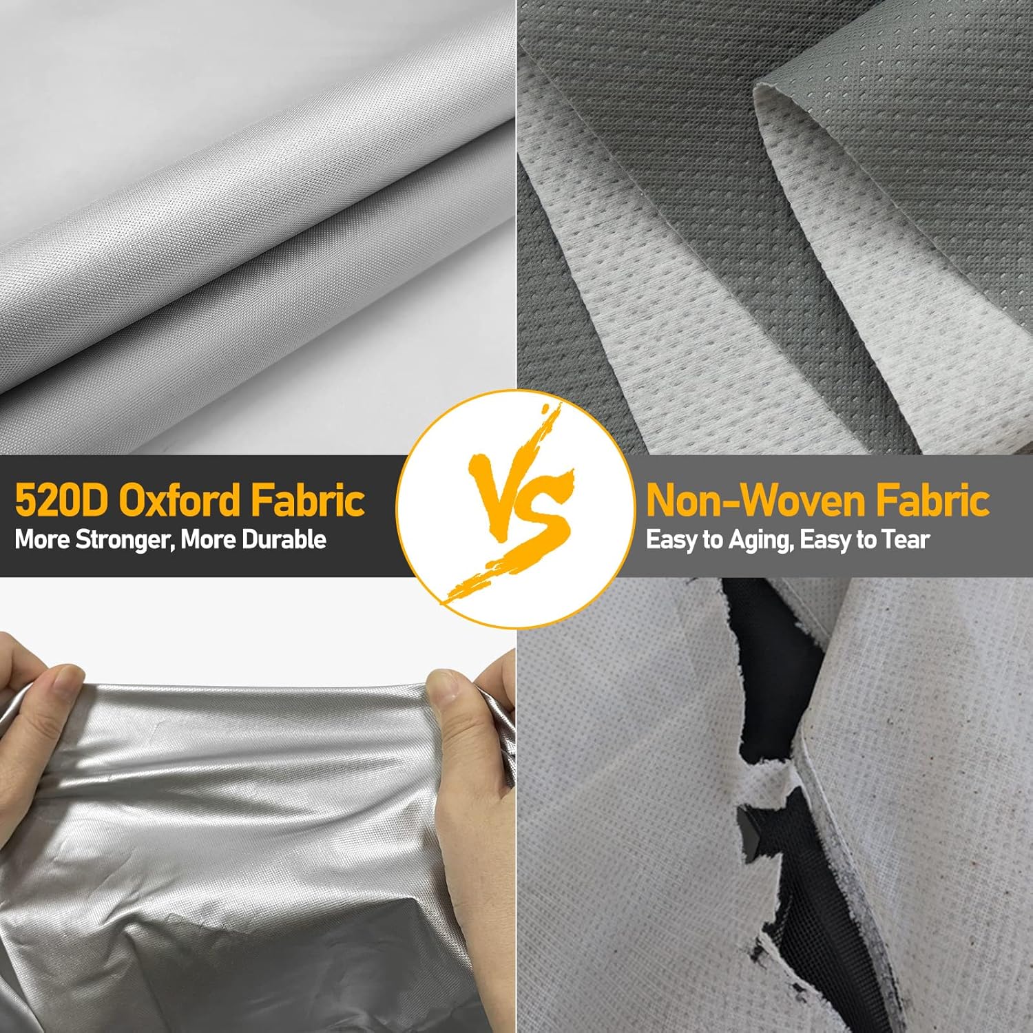 500D Oxford Waterproof Pop-up Camper Cover S48697