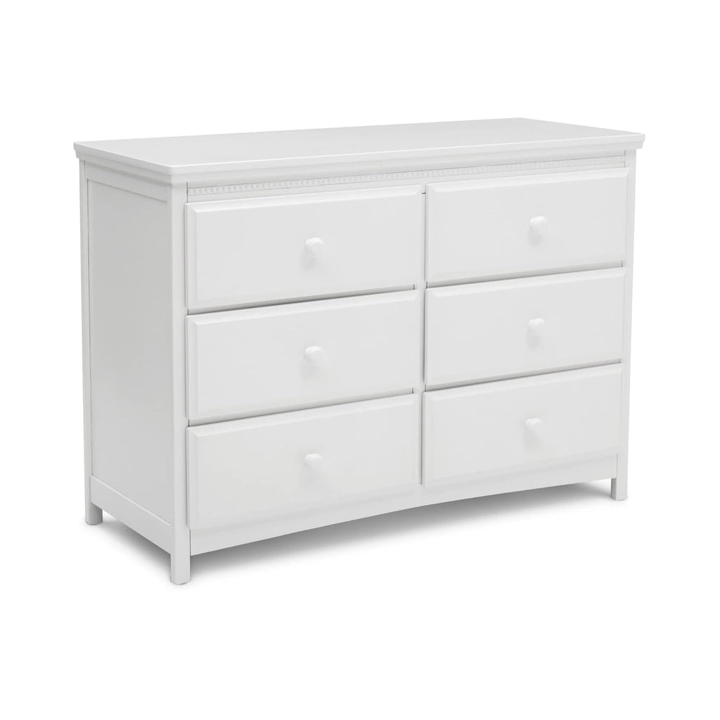 6 Drawer White Dresser I742036