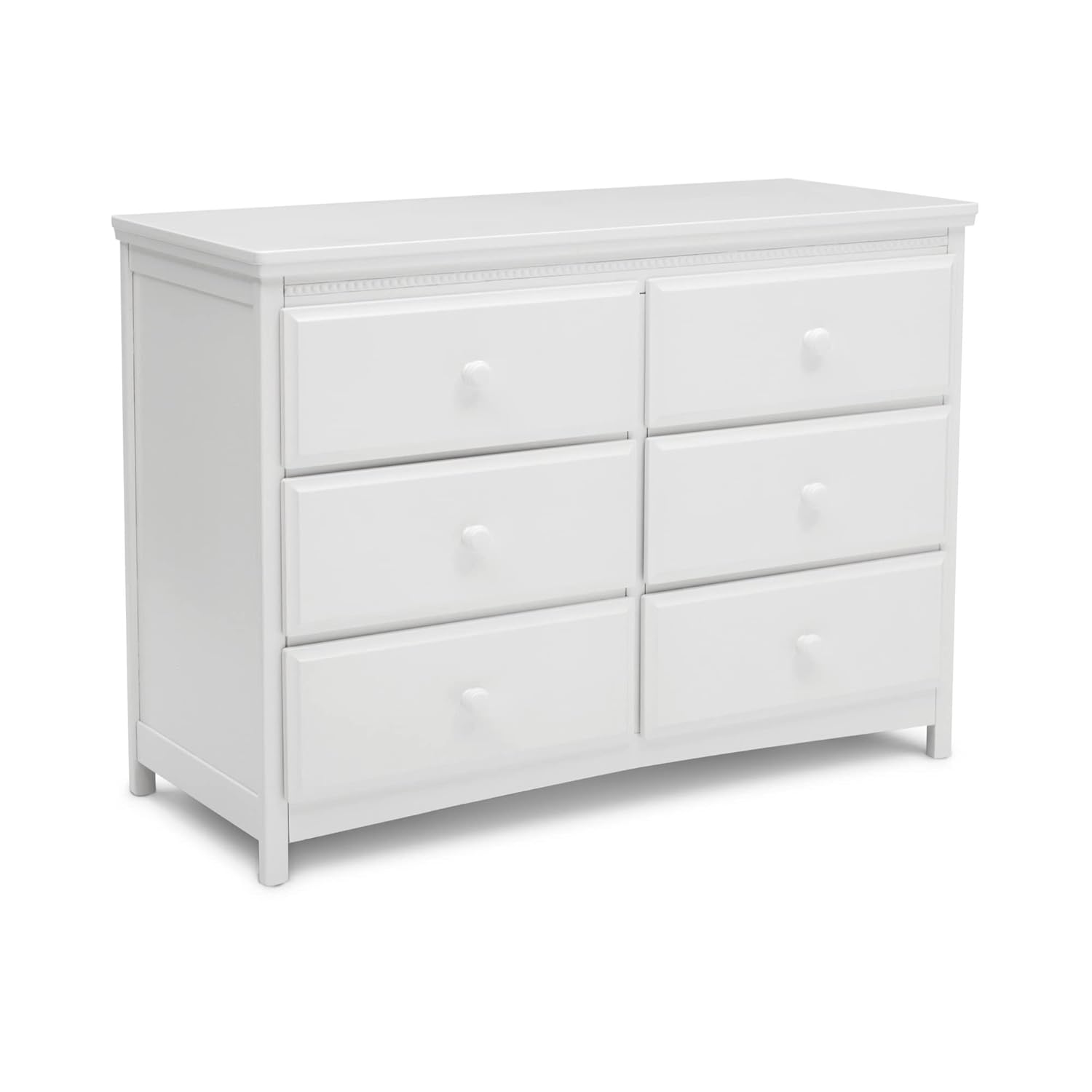 6 Drawer White Dresser I742036