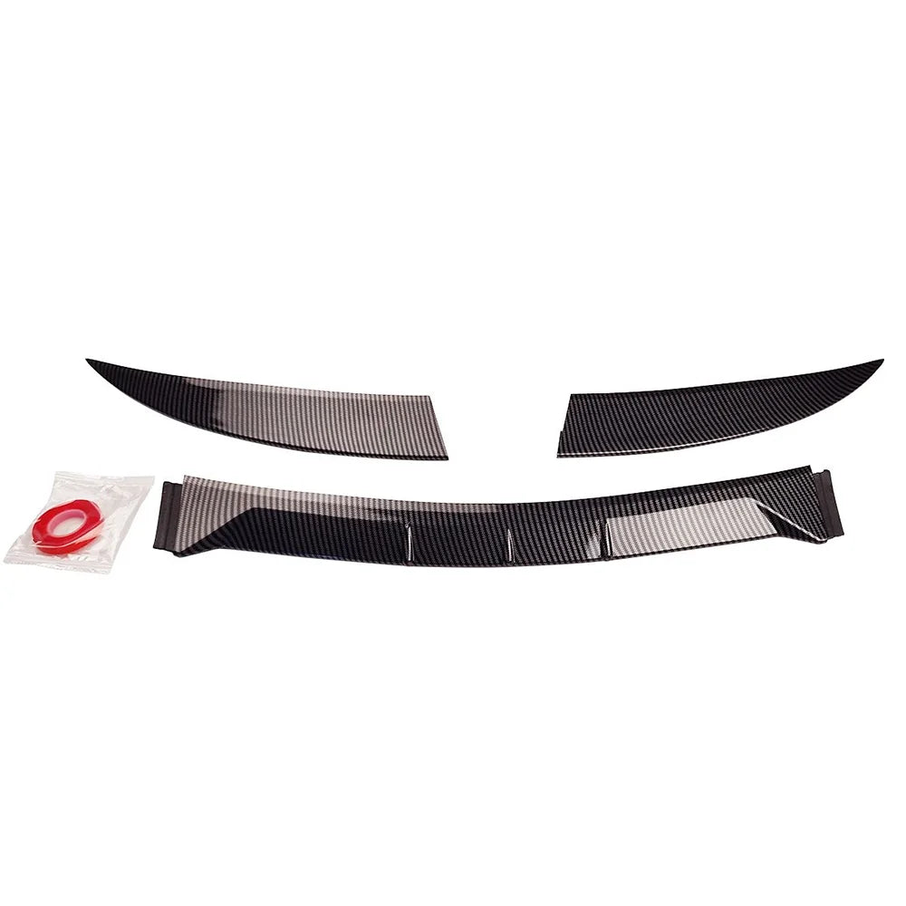 Carbon Fiber Look ABS Rear Spoiler Tail Wing F7943