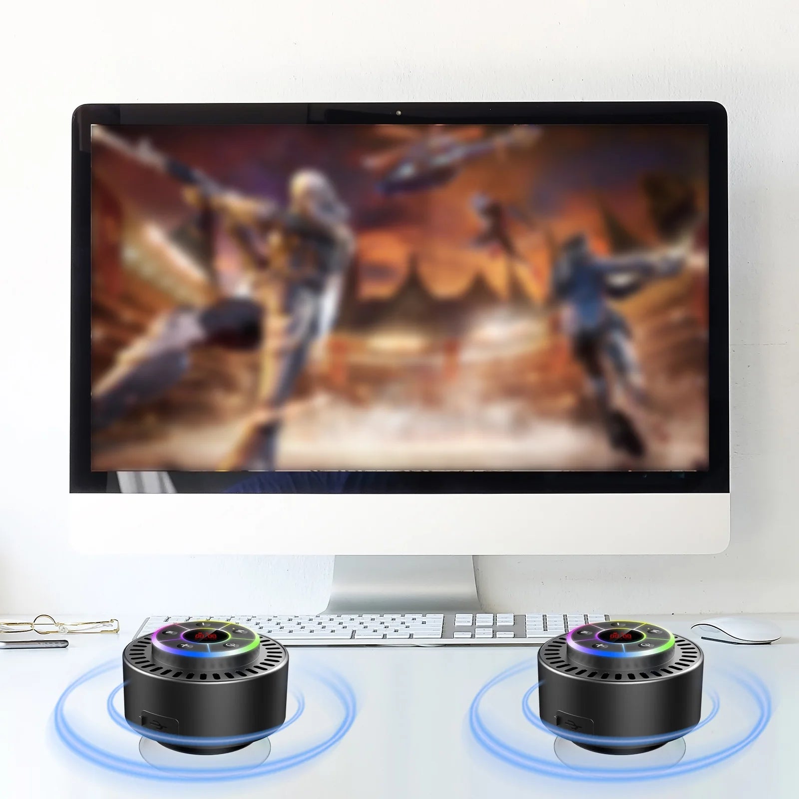 Waterproof BT LED Time Display Speaker M609