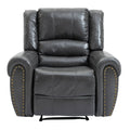 Grey Microfiber Manual Standard Recliner X4230