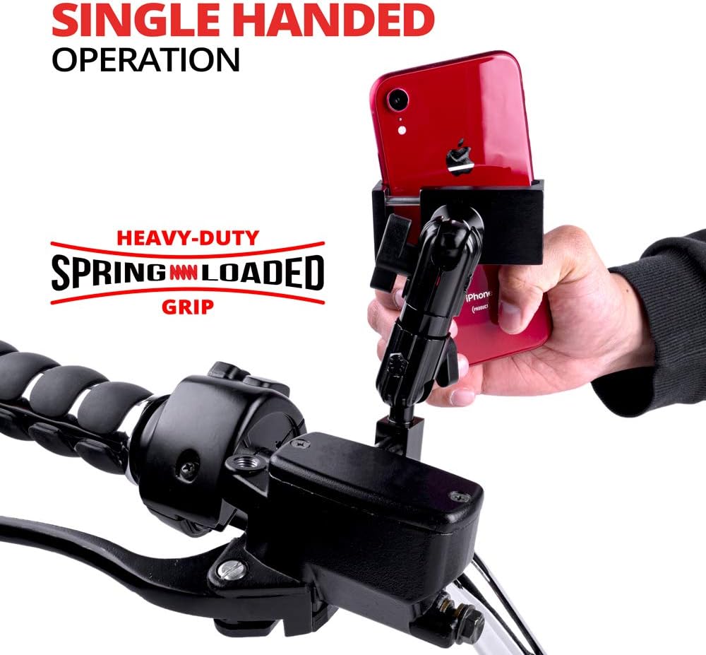 Motorcycle Phone Mount with All Metal Construction Z5605