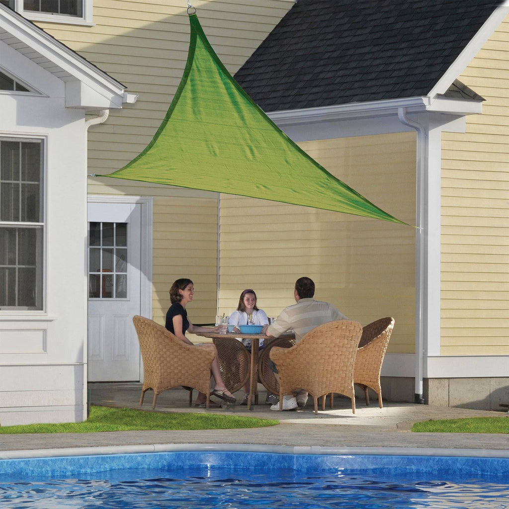 16& Lime Green Triangle Shade Sail H917