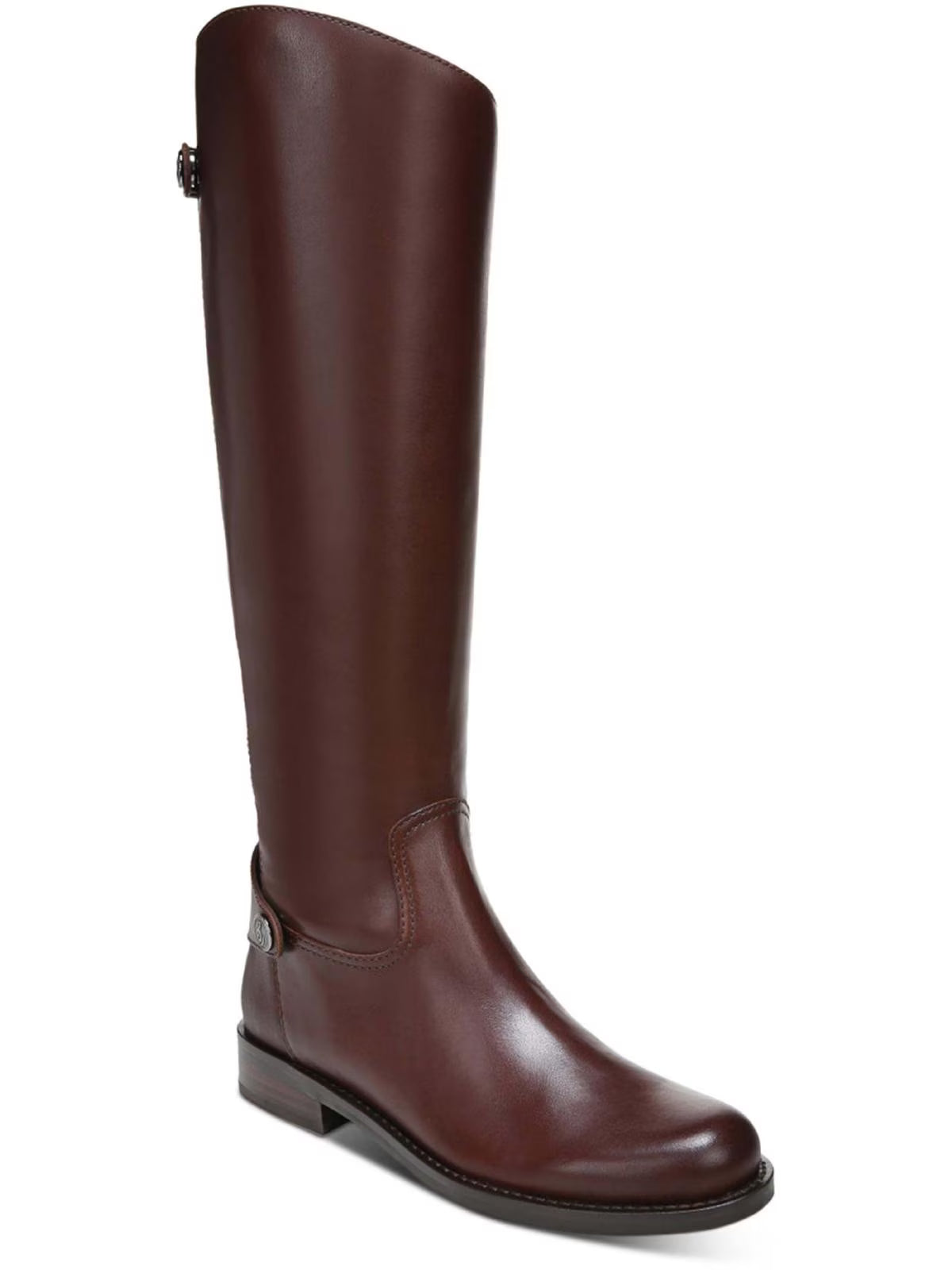 Brown Leather Knee High Boots S181