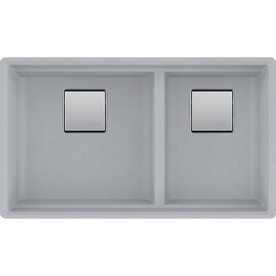 32x22 L x 19x22 W Double Basin Undermount Kitchen Sink Q975134