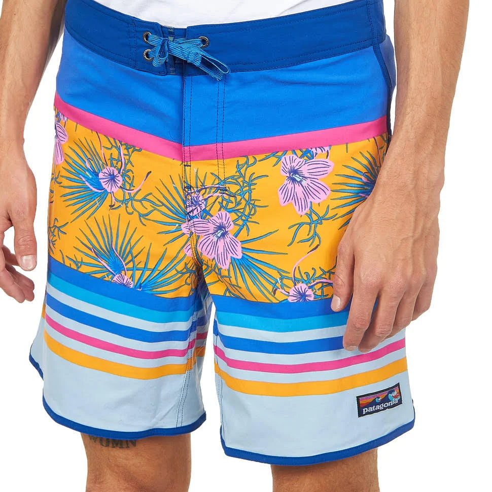 Scallop Hem Stretch Wavefarer Boardshorts - Saffron - 32 B18417