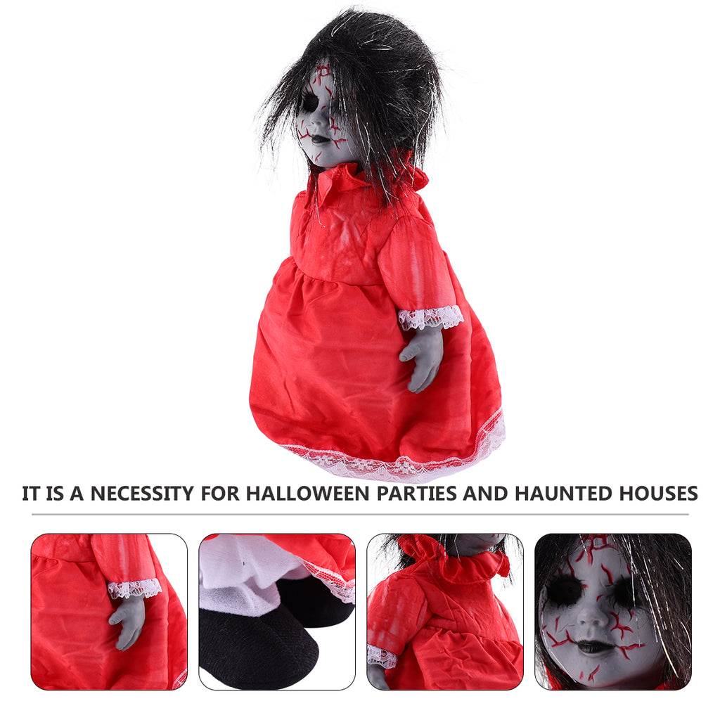 Voice-activated Induction Luminous Walking Doll Plastic Toys U4433