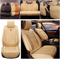 Orange PU Leather Car Seat Cover N1439
