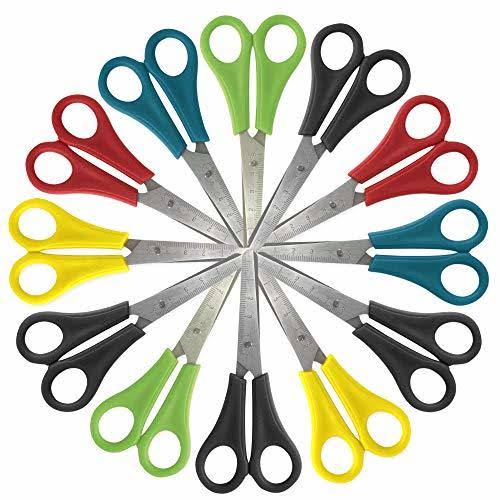 5 inch Blunt Tip Kids Safety Scissors, Bulk Pack F11659