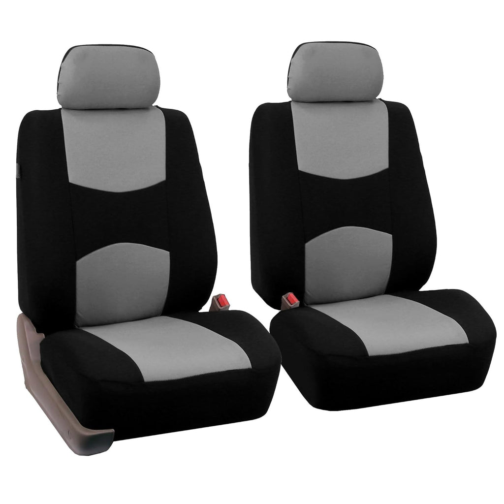 Black Cloth Bucket Seat Covers Pack of 2 U51086