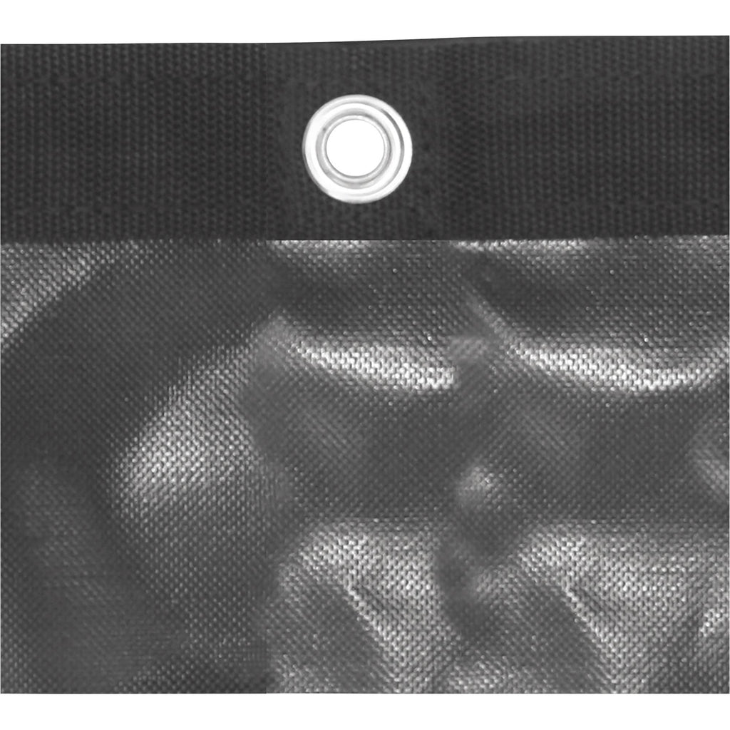 Vinyl Replacement Tarp, 7 x 18 ft., Black J92066