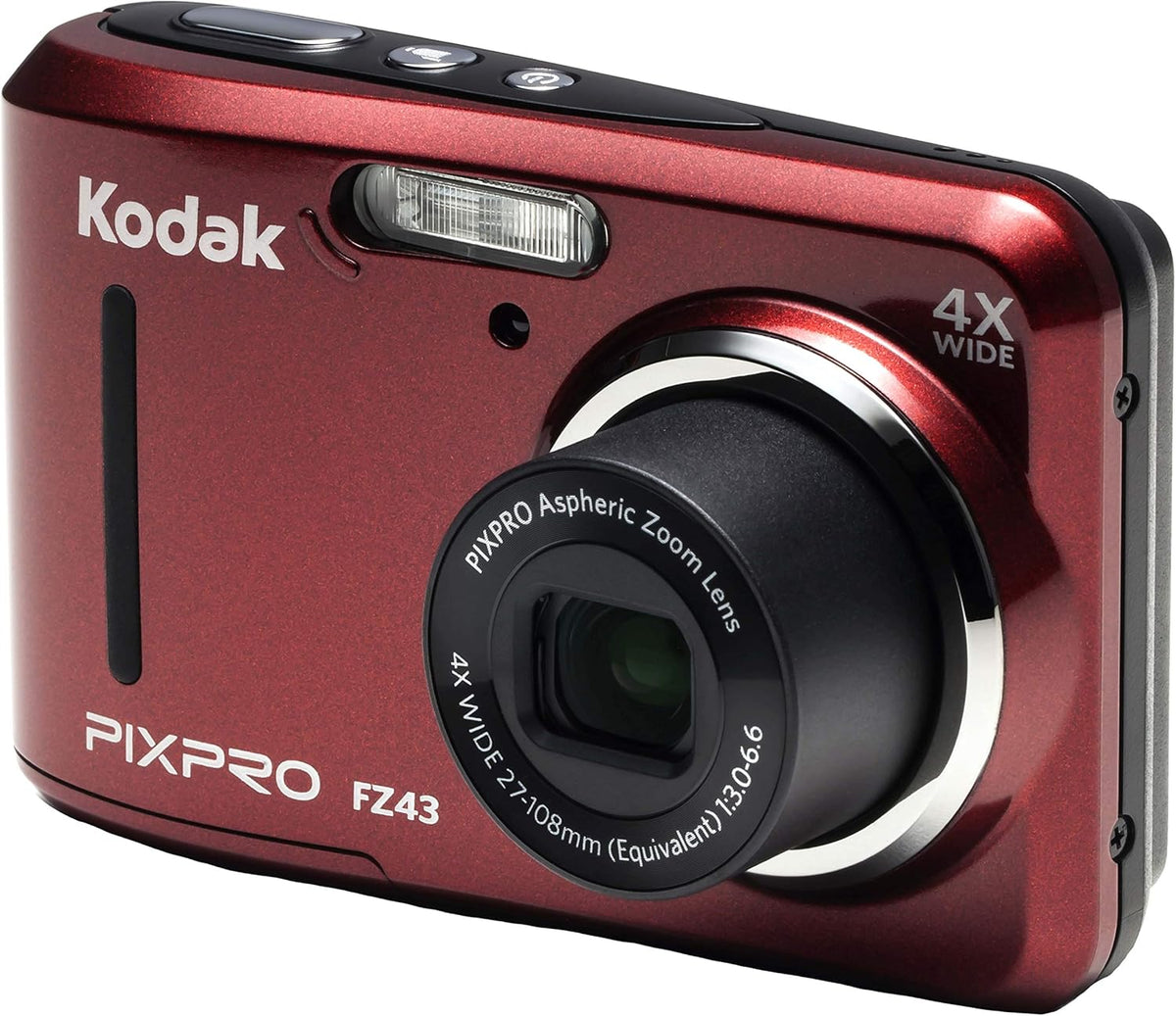 16MP Digital Camera with 4X Optical Zoom and 2.7 LCD Screen Black L966415