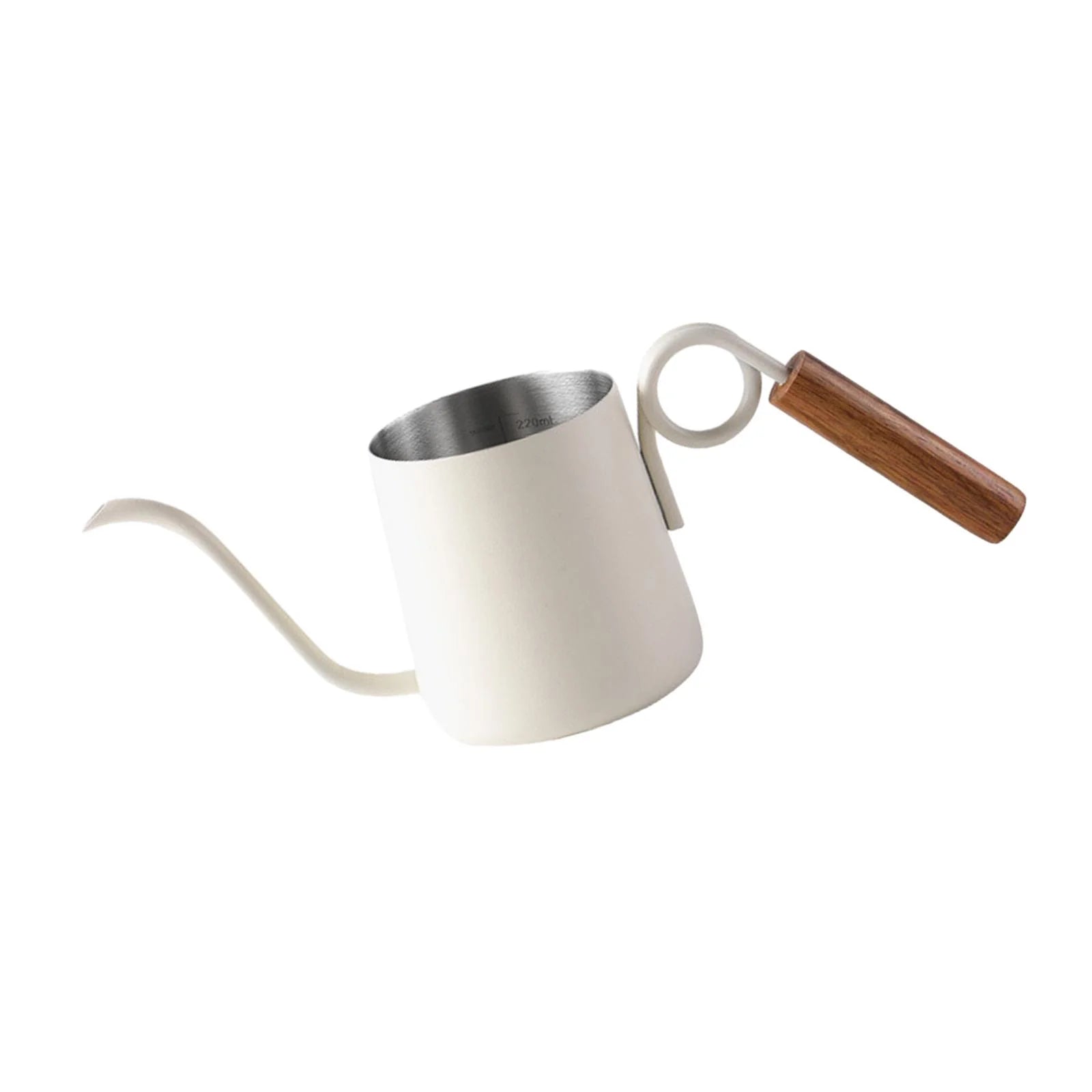 Beige Gooseneck Pour Over Coffee Kettle 250ml M6198