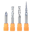 1/4 Inch Shank Solid Carbide CNC Router Bits Carving Set U313