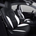 Red PU Leather Car Seat Cover for Tesla Model 3 Q261