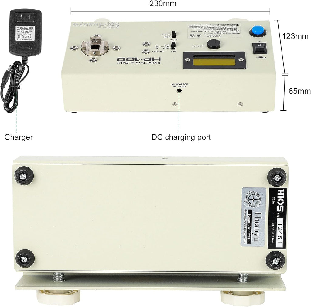 Digital Torque Meter Torque Gauge Torsion Meter W58740