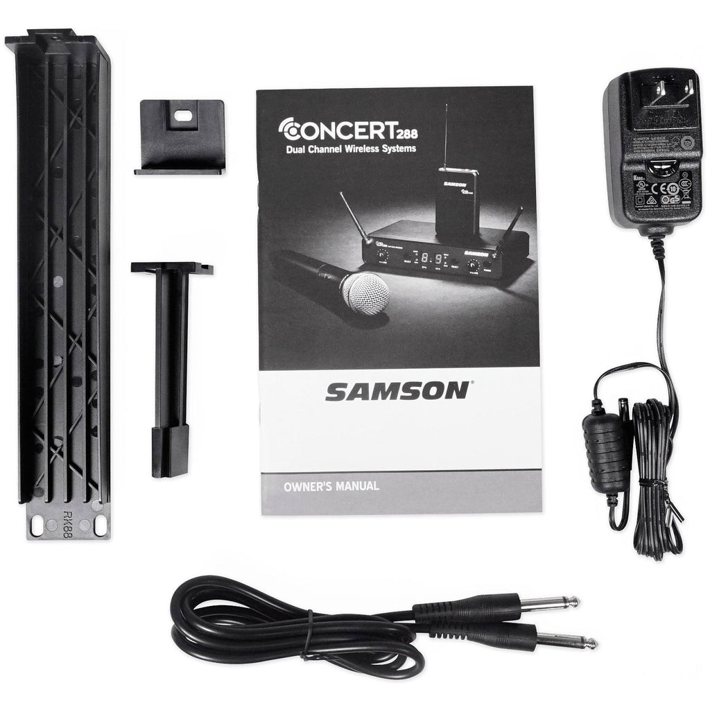 Dual Beltpack UHF Wireless Headset Mics V5669