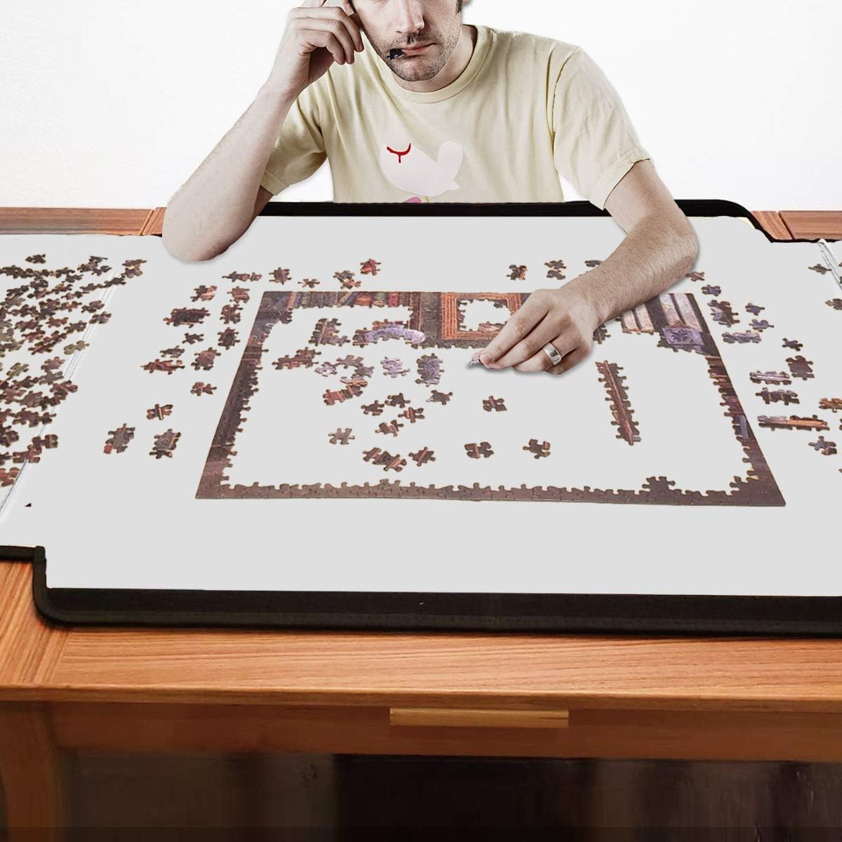 1500 Piece Jigsaw Puzzle Board with Non-Slip Surface V1400