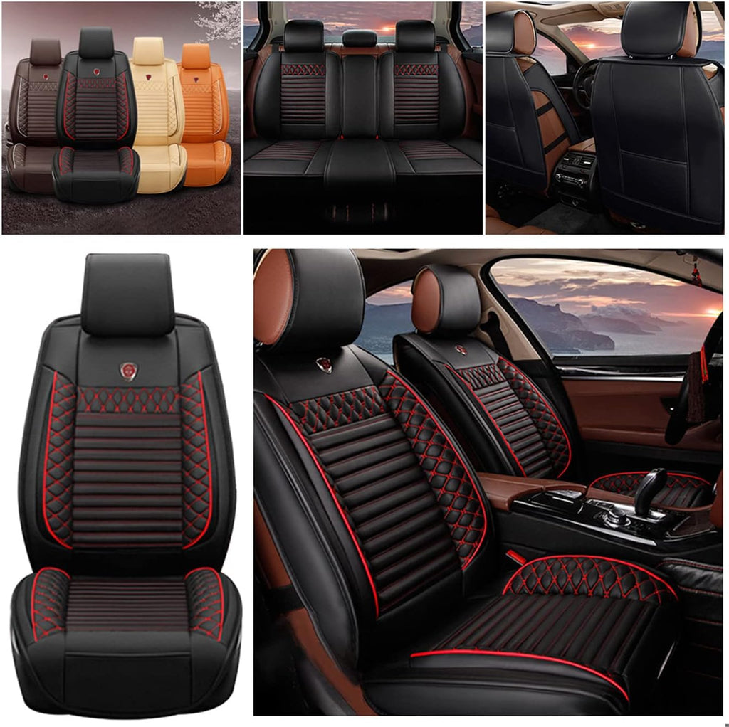 Orange PU Leather Car Seat Cover N1439