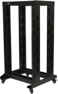 4ft 19 Inch 22U 4-Post Network Server Relay Rack with Casters Q921654