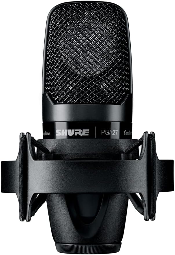 Large-Diaphragm Cardioid Condenser Microphone with Shock-Mount and Carrying Case D125834