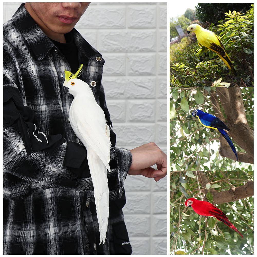 RED 35CM Parrot Figurine H63167